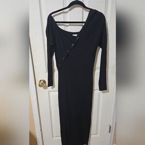 Asos Design Asymmetrical knitted maxi dress